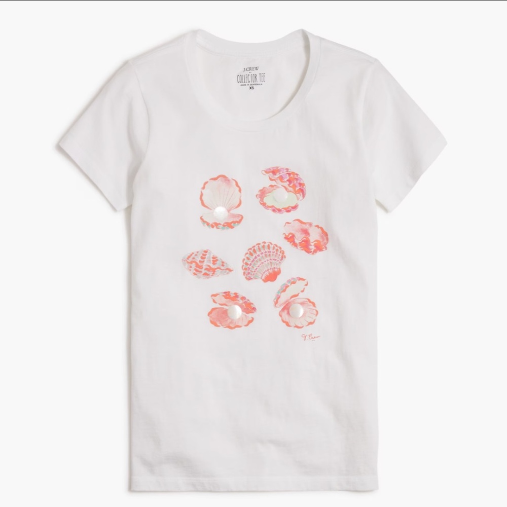 Crewcuts Girls Glam Clams Graphic Tee